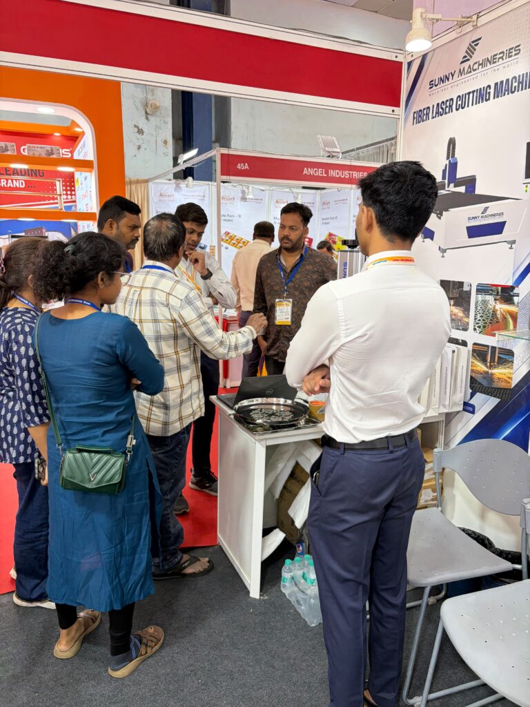 Visit Sunny Machineries at Indian Houseware Show 2026, Chennai, to explore advanced laser marking, laser welding, and fiber laser cutting machines for the cookware industry.