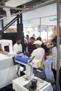 Jewellery laser technology and machinery showcased at Sunny Machineries stall during IIJS Premiere 2026