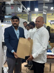 Laser technology solutions for jewellery manufacturing displayed at the Sunny Machineries IIJS Premiere 2026 stall